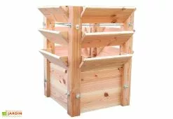 Westmann Tour De Culture Verticale En Bois De Mélèze 65 X 73 Cm