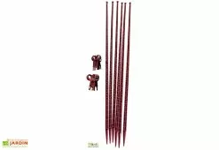 Lot De 6 Tuteurs Avec Attaches 180 Cm - Mikado -Jardinage Soldes tuteur attache cerise