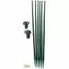 Lot De 6 Tuteurs Avec Attaches 180 Cm - Mikado -Jardinage Soldes tuteur vert jardin plantation