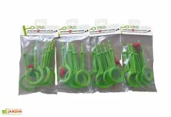 Tuteur Avec Attaches Mikado Vert Anis 150 Cm (Lot De 6) -Jardinage Soldes tuteurs tomate 150cm plastique mikado france attaches anis