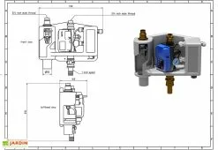 GreenLife Kit Cuve Récupération D'Eau Enterrée Maison Et Jardin U1.1 -Jardinage Soldes u1.1 kit cuve recuperation pluie maison jardin