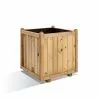 Jardipolys Bac à Fleurs Vendôme 60 Maxi Volume (60x60x65) -Jardinage Soldes vendome carre 60 60 65 0281405