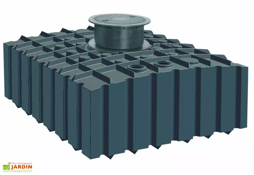 GreenLife Cuve Récupérateur D'Eau Enterrée Plate GFT 2000 L 6 GreenLife Cuve Récupérateur D'Eau Enterrée Plate GFT 2000 L – Image 4